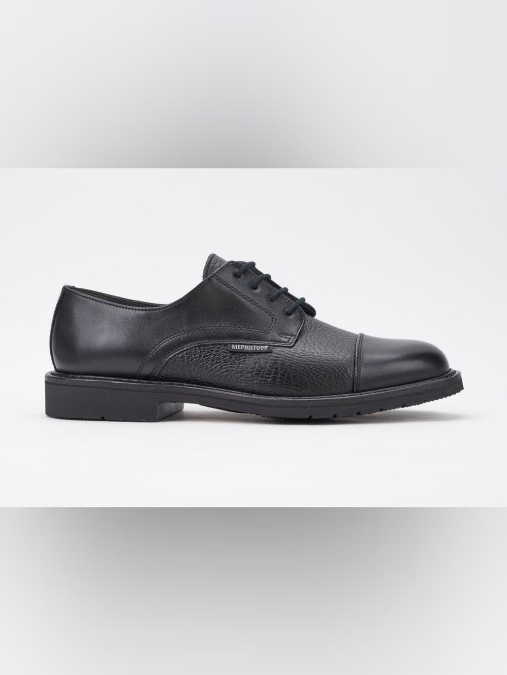 Mephisto Melchior Men’s Black Smooth Leather Derby Oxfords Size 10